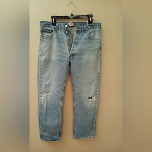 Levi's original 501 straight leg button fly